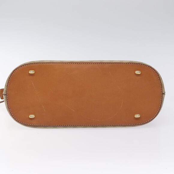 CELINE Macadam Canvas Hand Bag Pvc Beige Gold - Picture 9 of 12